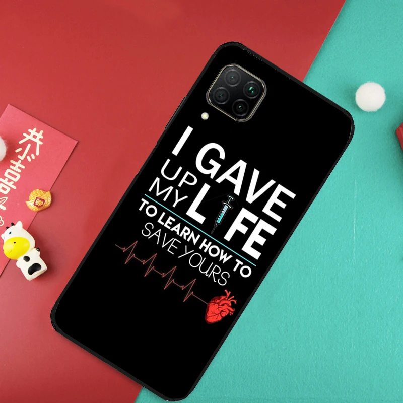 Фото Чехол для Huawei Nova 12S 9 10 SE 7i 8i 11i 12i Y60 Y61 Y70 Y72 Y73 Y90 Y91 P20 P30 P40 Lite с дизайном «Доктор, медсестра, медицина, здоровье» №4