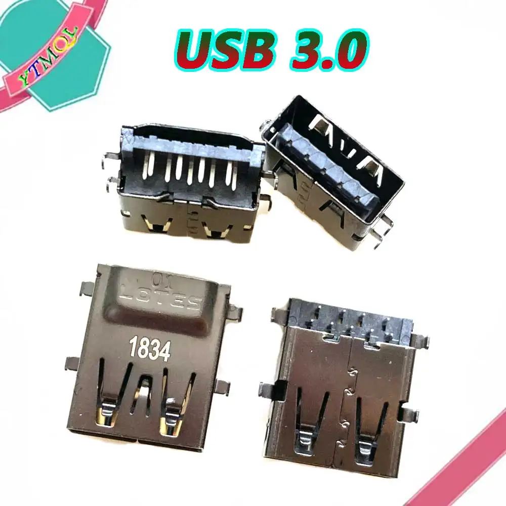 

1-10PCS USB3.0 Female Port Jack Socket Connector Plug Jack Type a socket 9Pin
