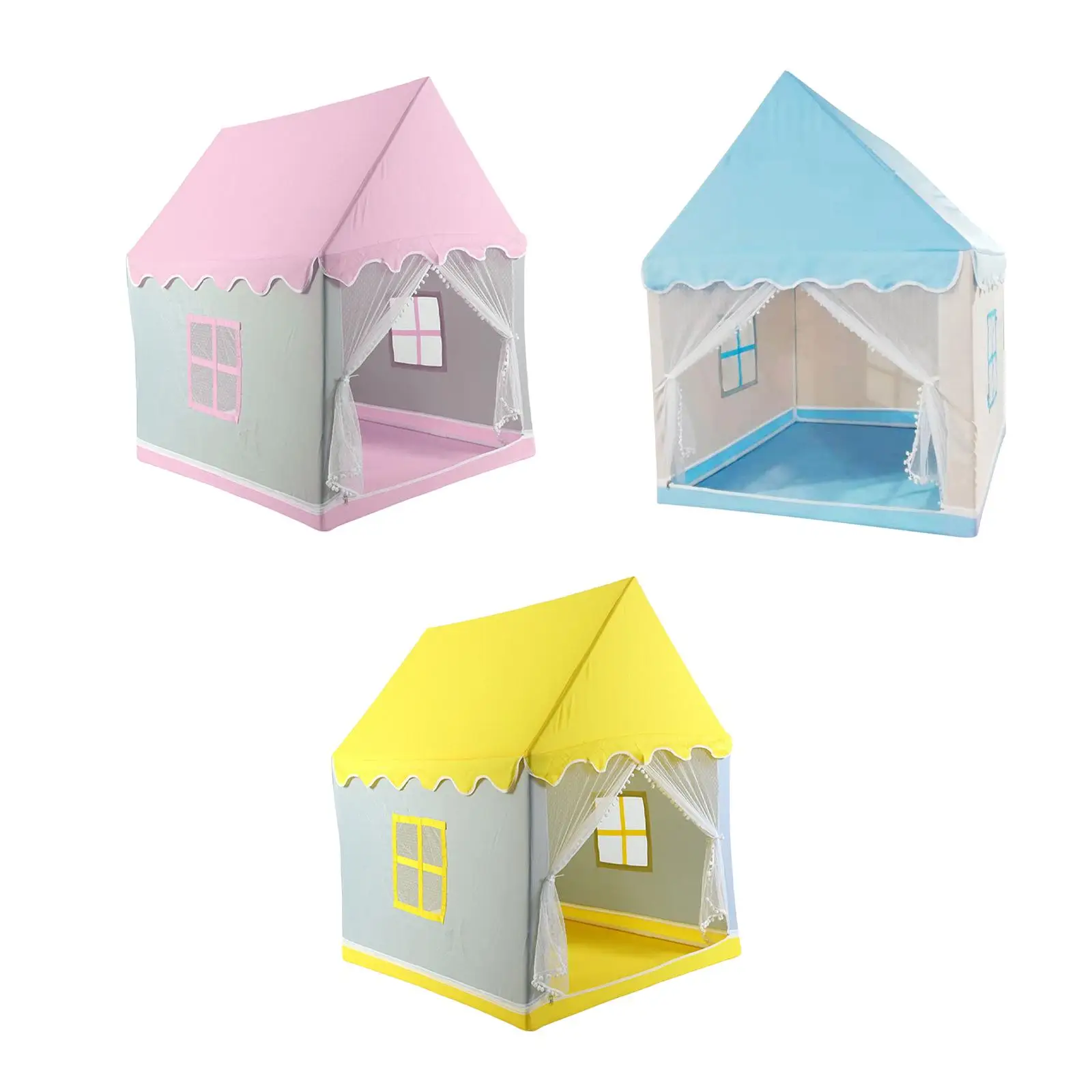 

Палатка детская игровая портативная, Замок принцессы, большое пространство, подарок для малышей