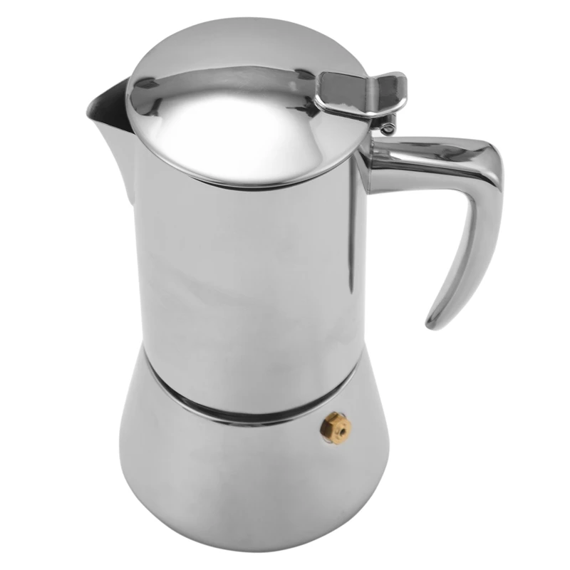 

Espresso Maker With Stainless Steel, Moka Pot,Easy To Operate & Quick Cleanup Pot,Classic Italian Coffee Maker