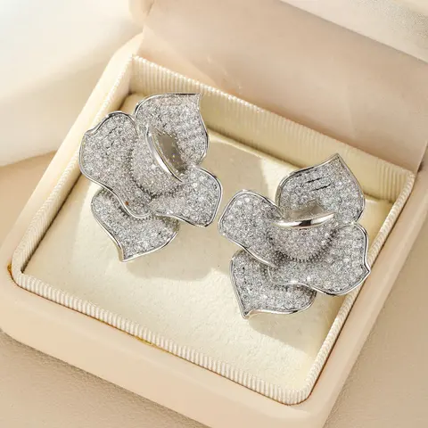 Серьги-капельки Bilincolor из кубического циркония