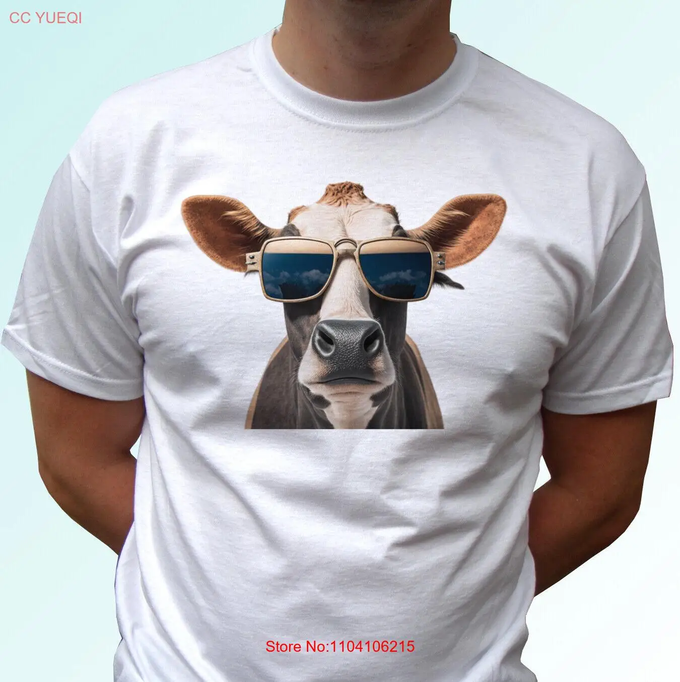 Крутая футболка с изображением коровы забавная шутка подарок в виде животного