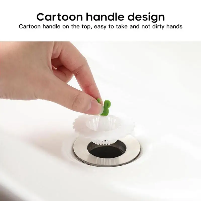 

Various Patterns Bathroom Sink Drain Strainer White And Green Bathtub Hair Catcher Stopper Sink Accessories Kitchen Tools