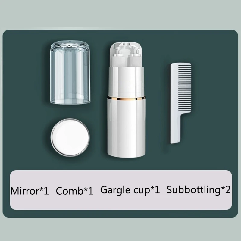 Портативный дорожный набор для мытья посуды бутылочка хранения зубной пасты