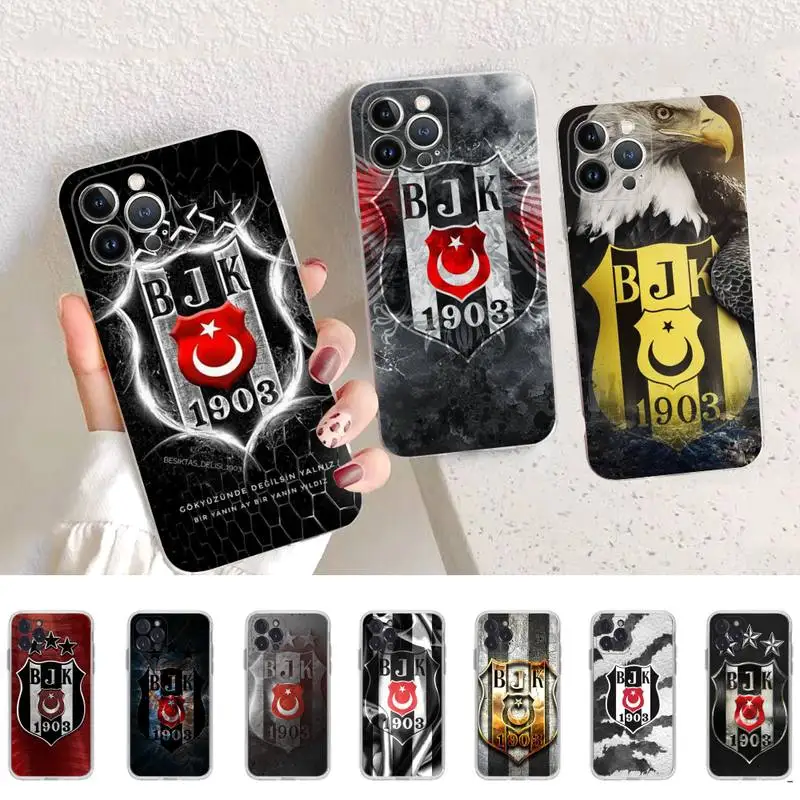 

Fashion besiktas BJK Phone Case For iPhone 14 11 12 13 Mini Pro XS Max Cover 6 7 8 Plus X XR SE 2020 Funda Shell