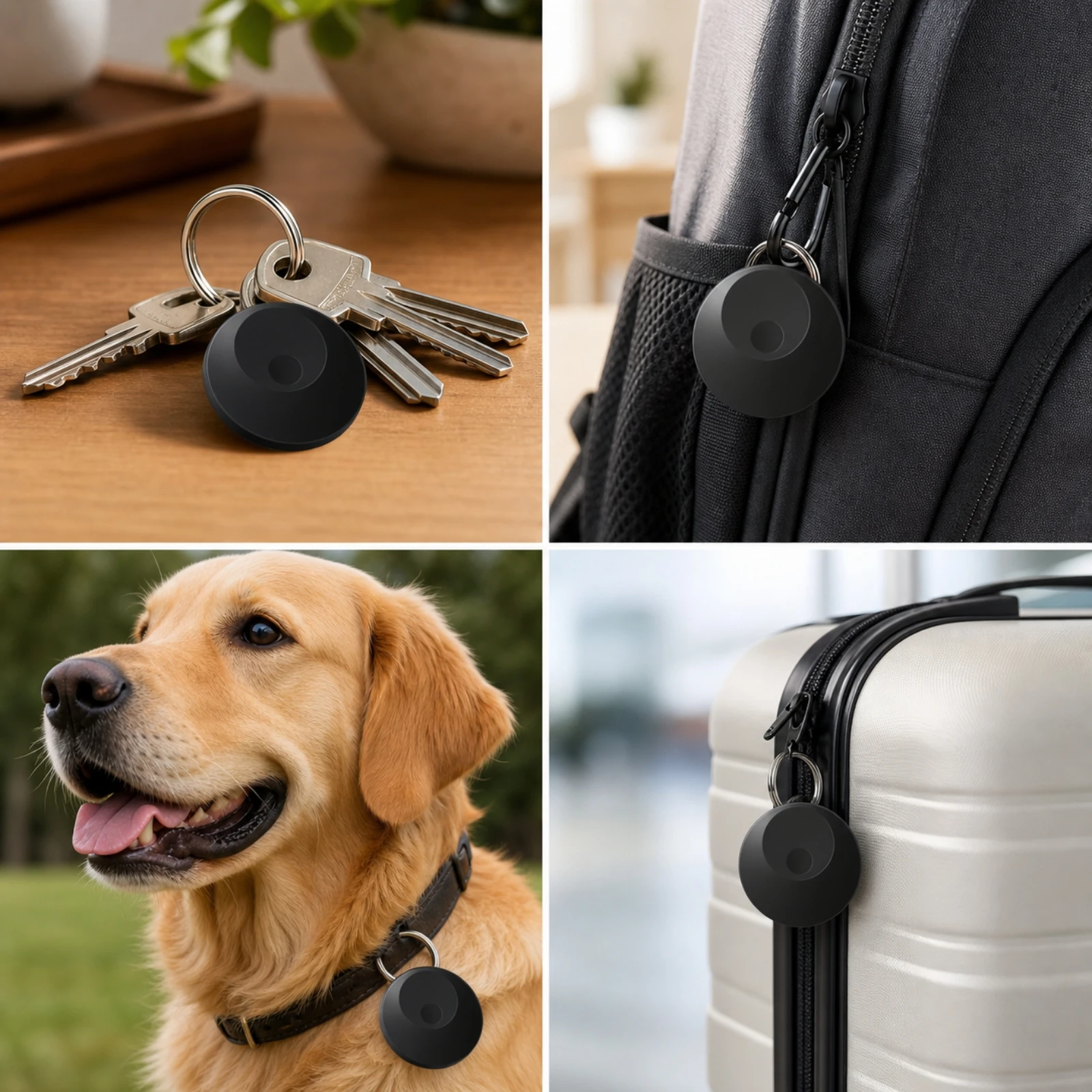 Фото Bluetooth-трекер, беспроводной локатор предметов, умная метка, простая настройка, совместимость с iOS, для ключей, домашних животных №4
