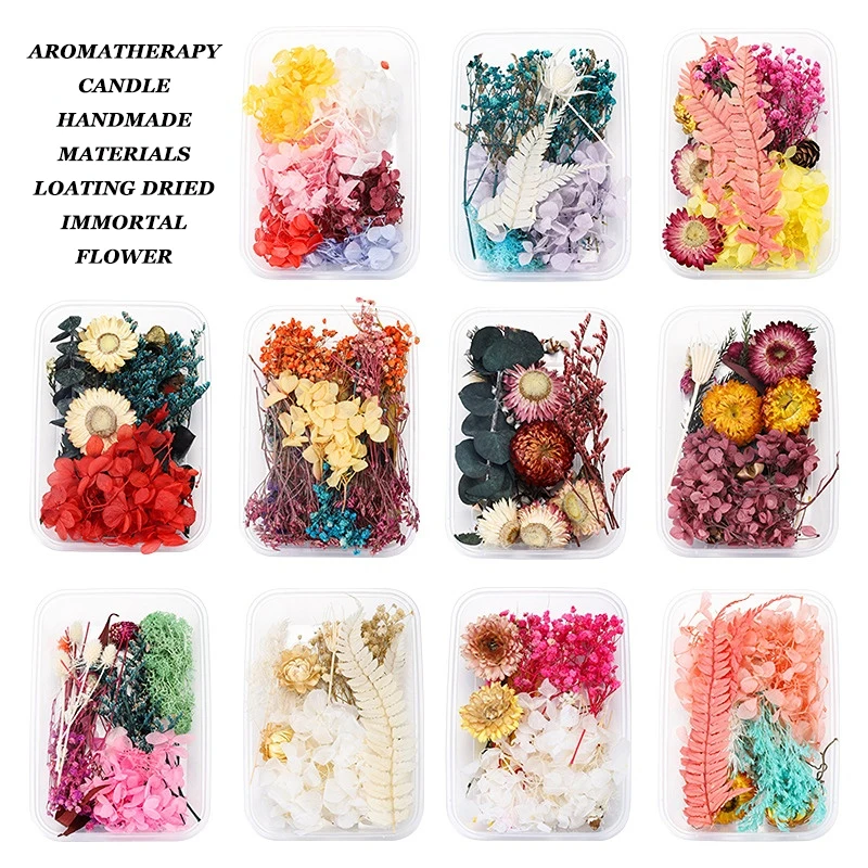Aromatherapy Candle Handmade Materials Floating Dried Immort