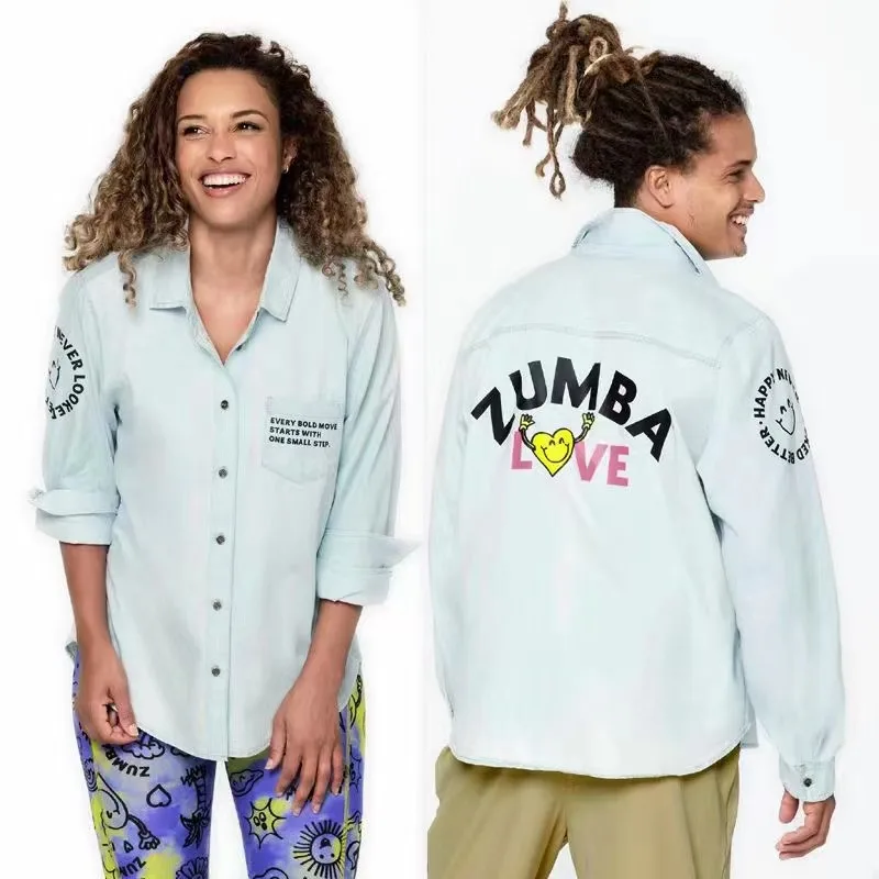 

Sports Dance Casual Men's and Women's Long Sleeve Shirts zumba