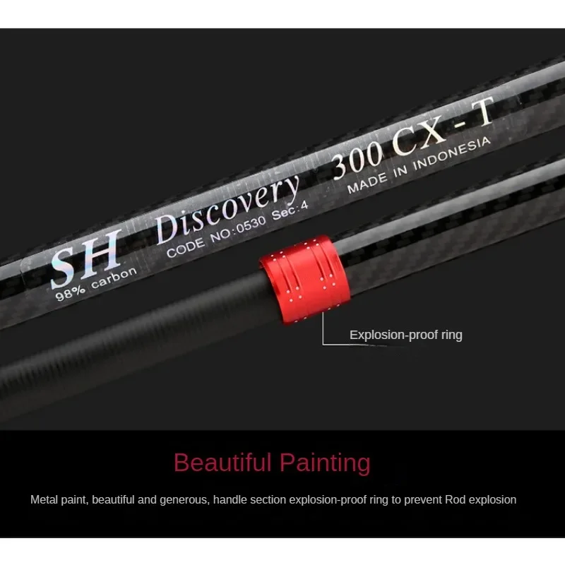 Морская удочка Удочка для дальнего метания Сверхжесткая Сверхлегкая Короткая