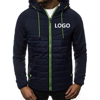 fallwinter 2022 new mens casual sweatshirt zipper hooded sweatshirt jacket splicing cardigan logo customization
