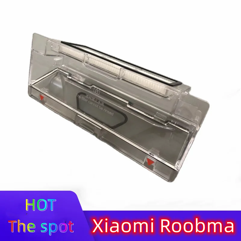 

Spare Part Dust Box For Xiaomi Mi Robot Vacuum Cleaner and 1pcs HEPA Filter For Xiaomi Robotisc Sweeper