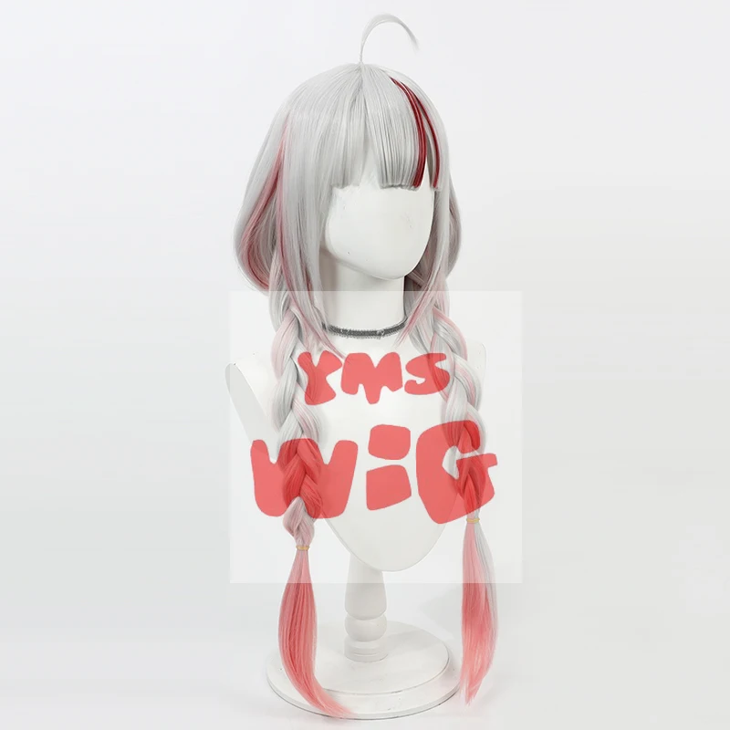 Виртуальный YouTuber VTuber Hololive Nakiri Ayame Косплей Парик Термостойкие синтетические