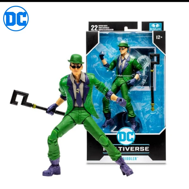 

[Spot Goods] McFarland Riddler Arkham City Genuine Movable 7-inch Doll Figure Model Toy Doll Gift Movie Anime Multiverse