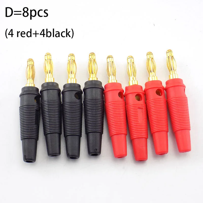 

4 мм банановые штекеры с двойным зажимом типа «крокодил» Q22573 22574