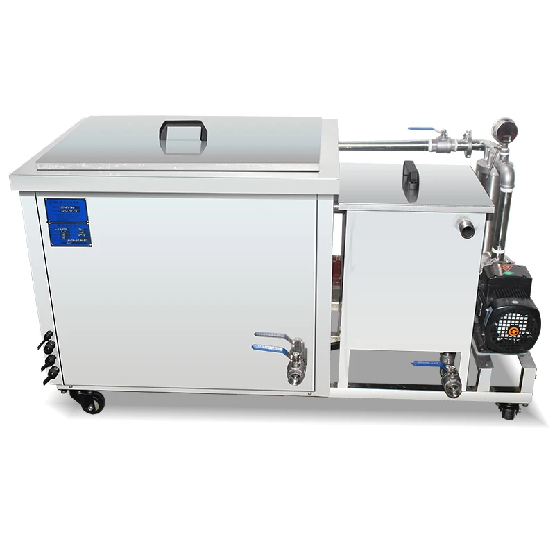 Digital Ultrasonic Cleaning Machine 135L Bath Power Adjustable Mold Metal Oil Rust Degreasing Washer Temperature Time Set Tank