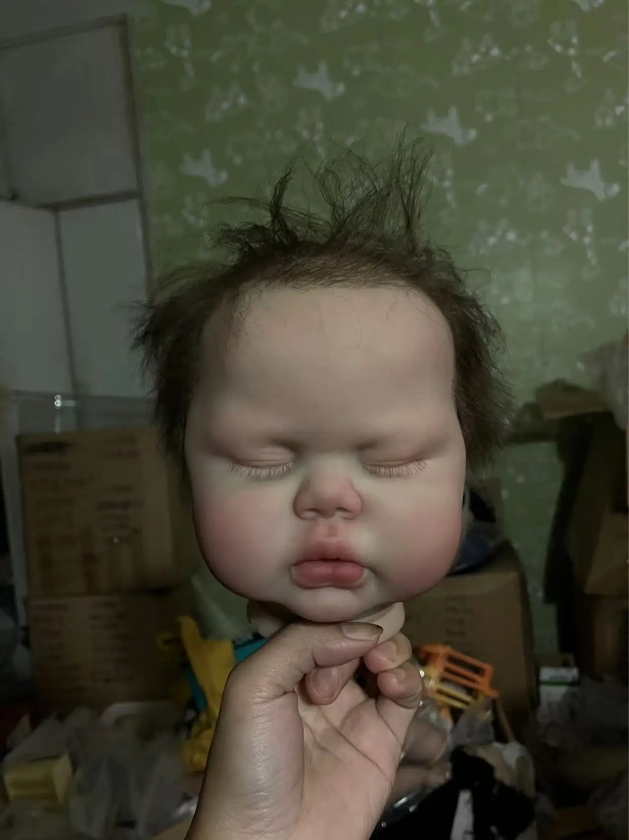 FBBD Индивидуальная ограниченная поставка 25 ДЮЙМОВ Reborn Baby Pickle с ручной росписью из