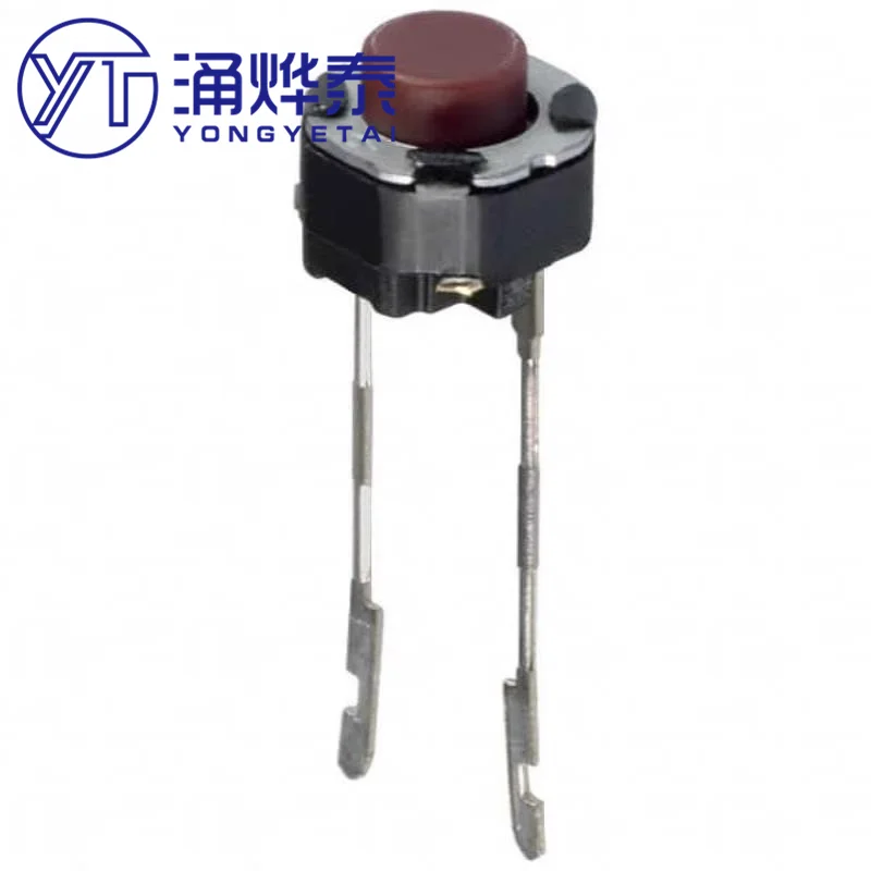 

YYT 20 шт. EVQ11L05R тактильный переключатель 6*6*5 мм прямой штекер 2 контакта посередине