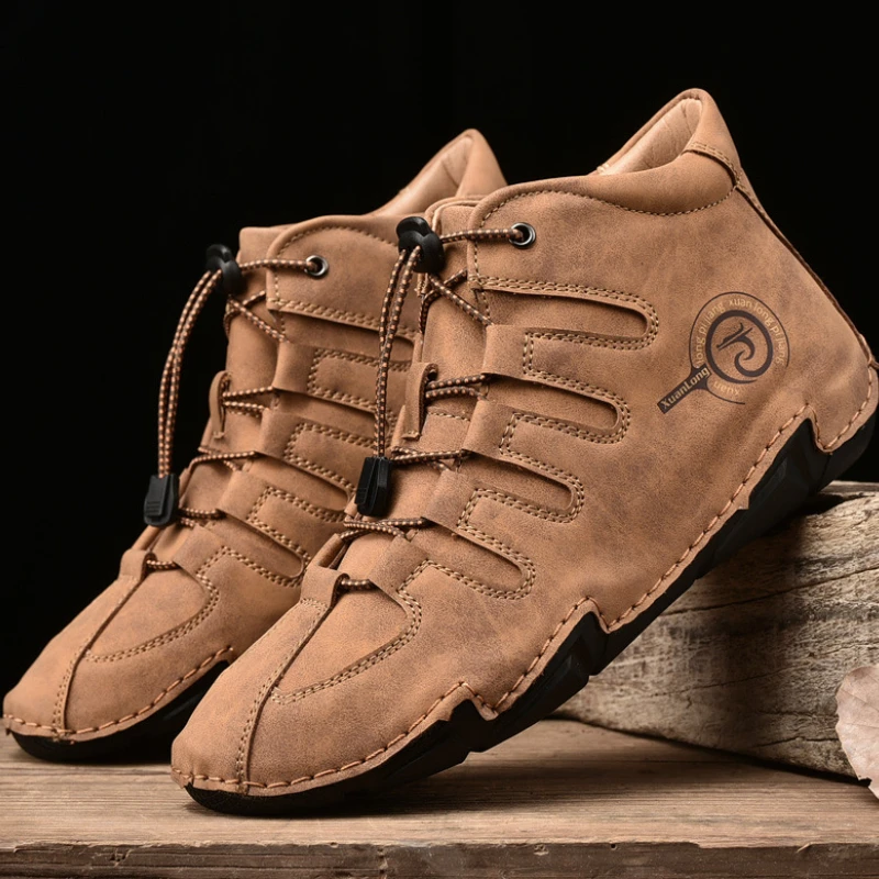 

ботильоны мужские ботинки рабочие мужской спецобувь сапоги мужские ботильоны Мужские ботильоны, Осенние водонепроницаемые ботинки в стил...