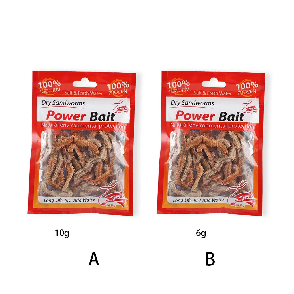 

1 Bag Dry Sandworm Fishing Lure Easy-to-use Attractive Recreational 6g