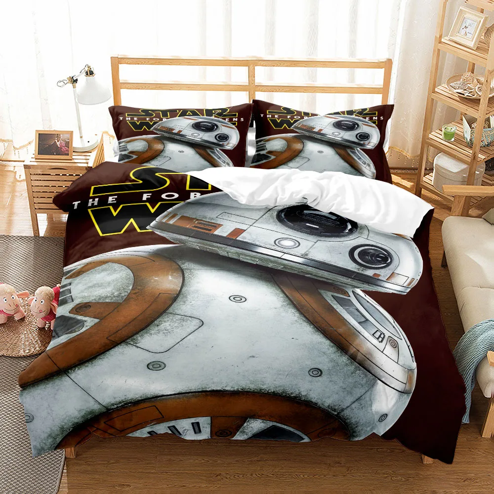 

Black Warrior Robots Duvet Cover Set EU Single Double King US Twin Full Queen Cal Children Bed Linen Set