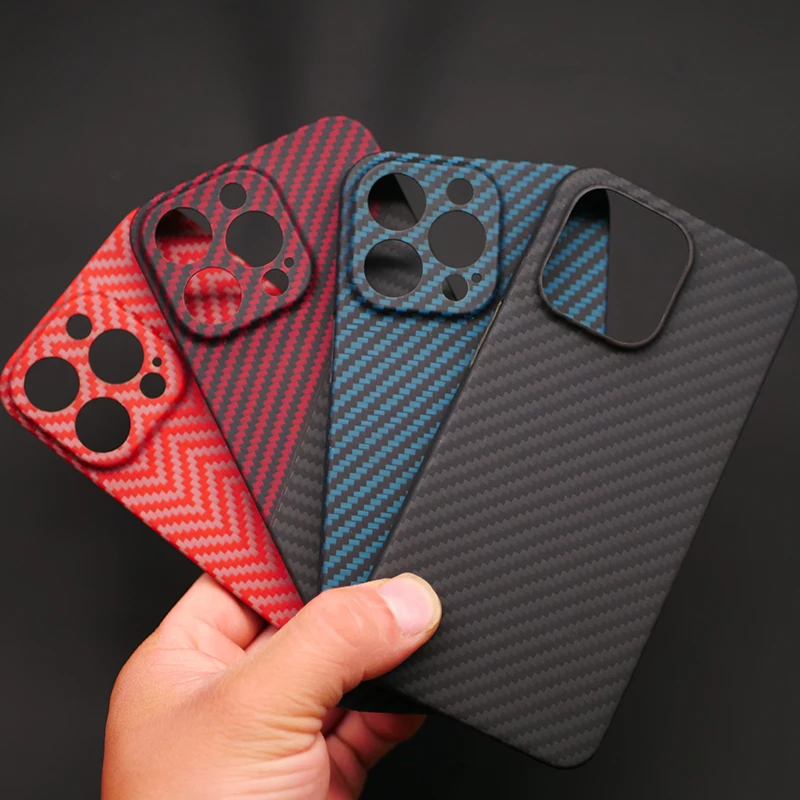 Carbon Fiber Case For iPhone 13Pro Max Case Carbon Fiber Phone Cover Aramid Fiber Ultra-thin for iPhone13 Pro 13Pro Max Cover