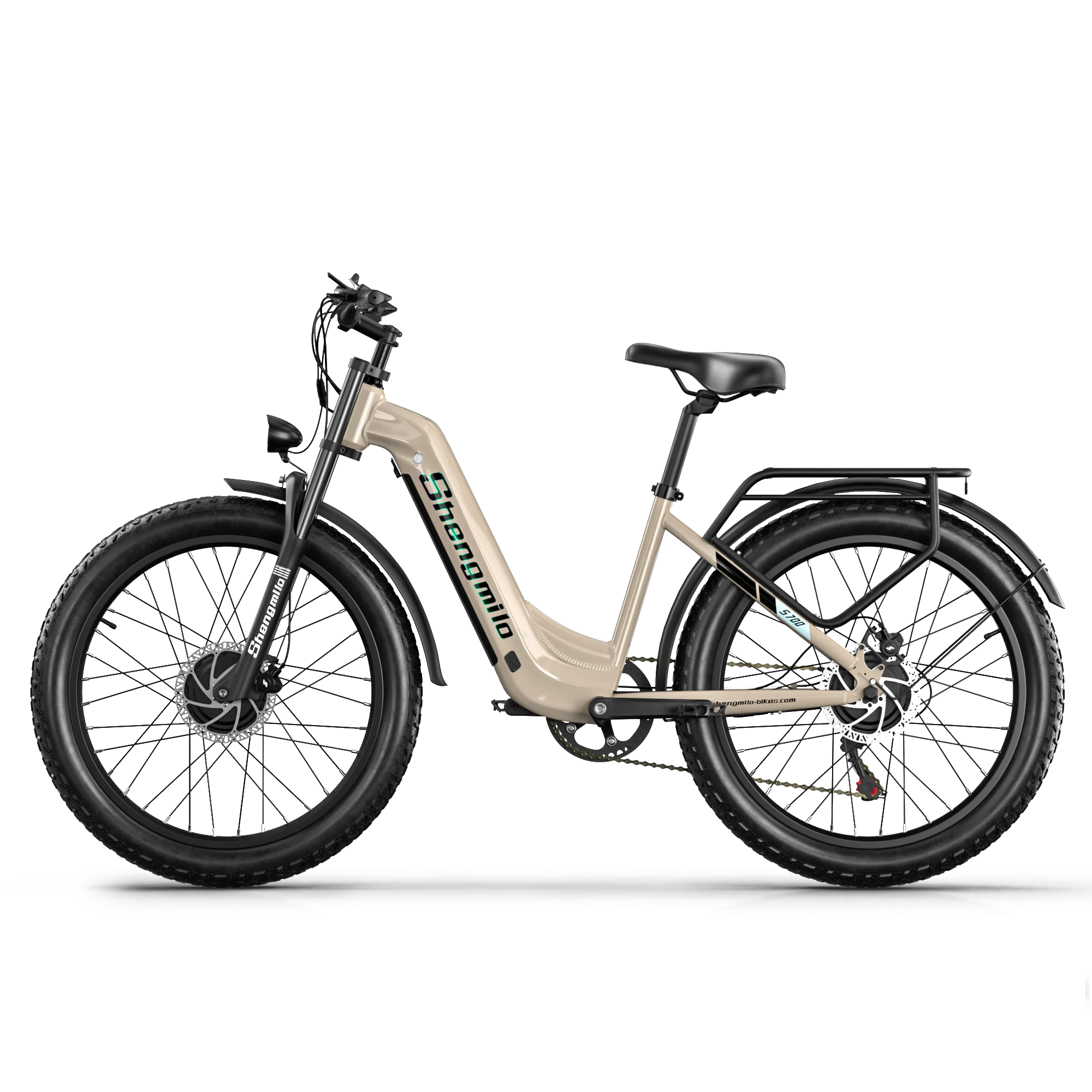 26-дюймовый электровелосипед 48V17.5AH2000W с передними и задними двигателями литиевые