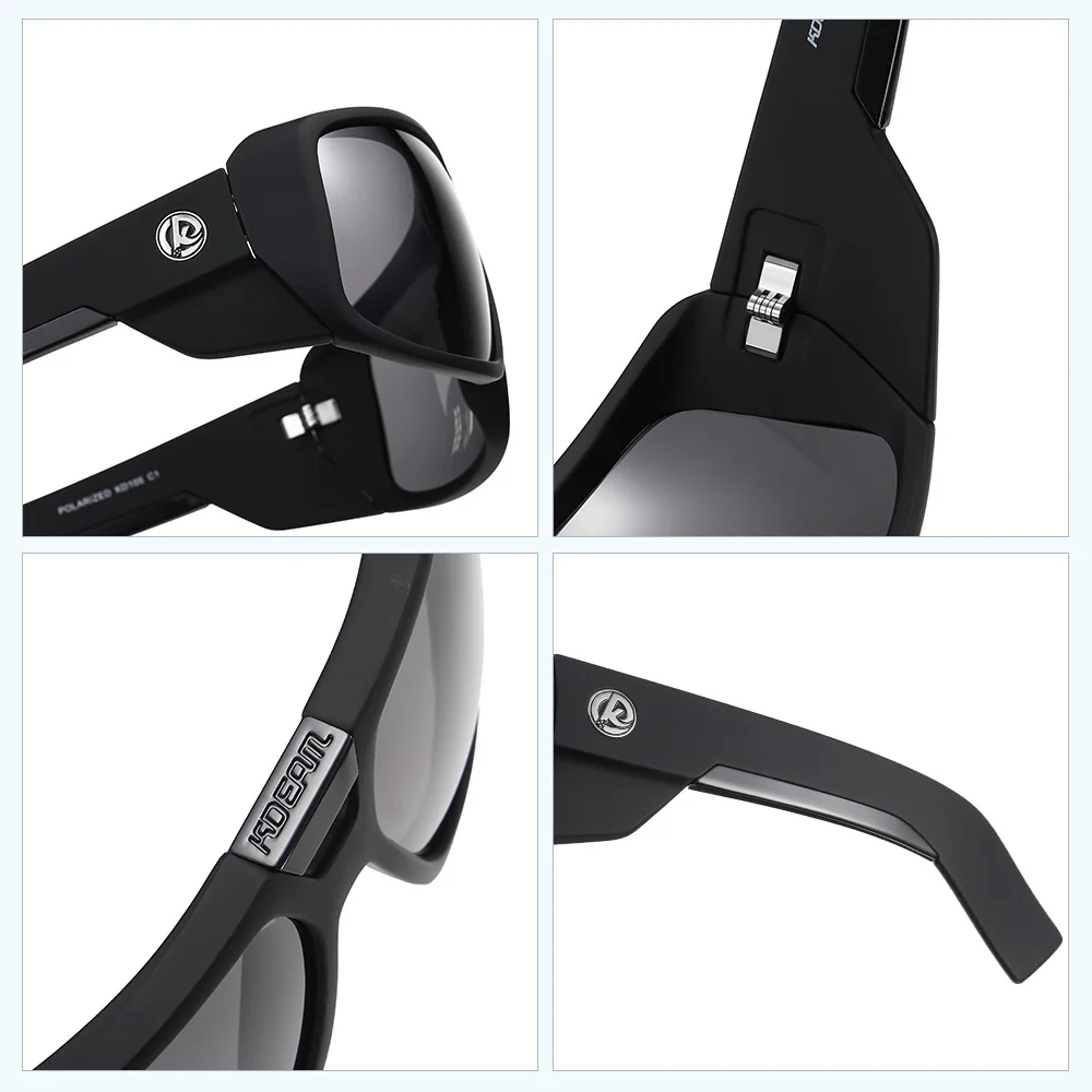 KDEAM новый индивидуальный дизайн поляризационные солнцезащитные очки модные