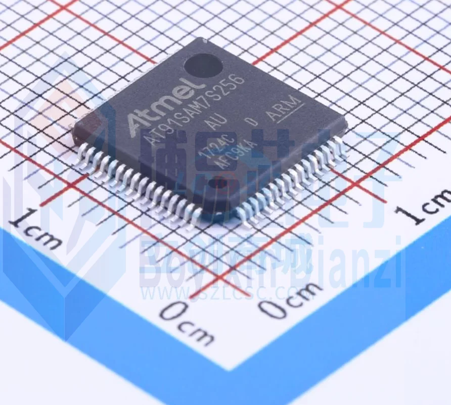 1 PCS/LOTE Brand new original AT91SAM7S256D-AU package LQFP-64 original microcontroller IC chip