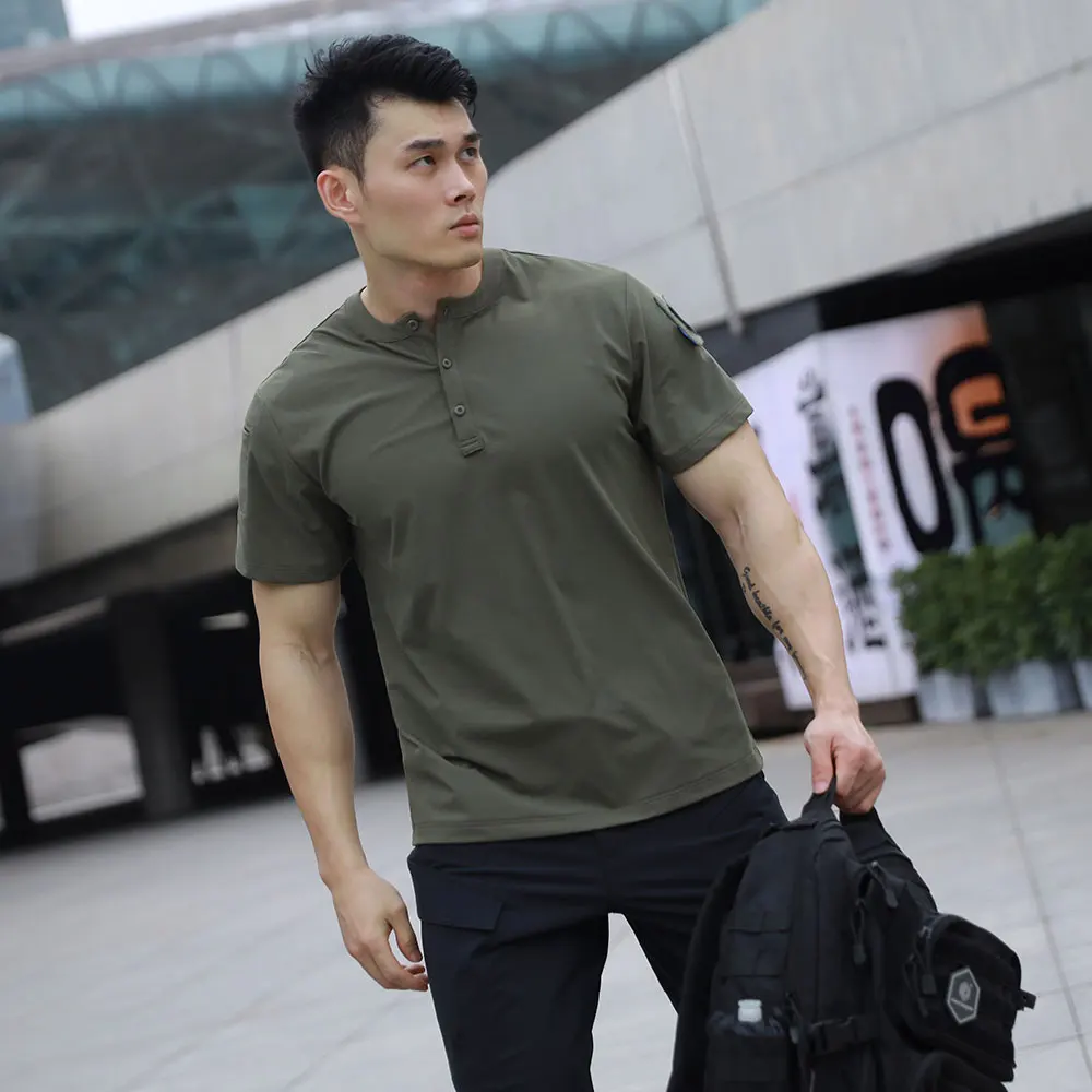 Emersongear Blue Label Rock Sparrow Функция Рубашка Поло Футболка Рубашки Повседневные Топы