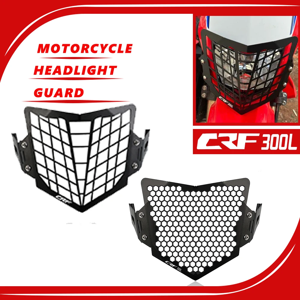 

Headlight Protection Guard Cover Protector Motorcycle For Honda CRF 250L 250M 300L CRF250L CRF250M CRF300L 2013-2023 2022 2021