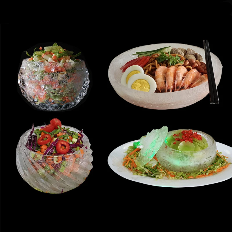 

Форма для подноса, декоративная форма в виде сосулек и Луны, креативная тарелка для горячего горшка, форма для резьбы по сашими, суши, морепродуктов, тарелка для сохранения холодной чаши