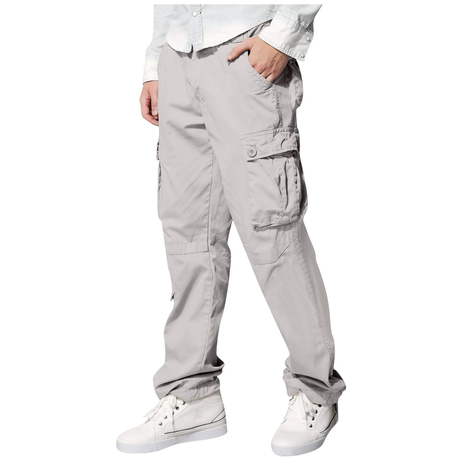 Комбинезон мужской оверсайз на шнуровке модные повседневные хлопковые