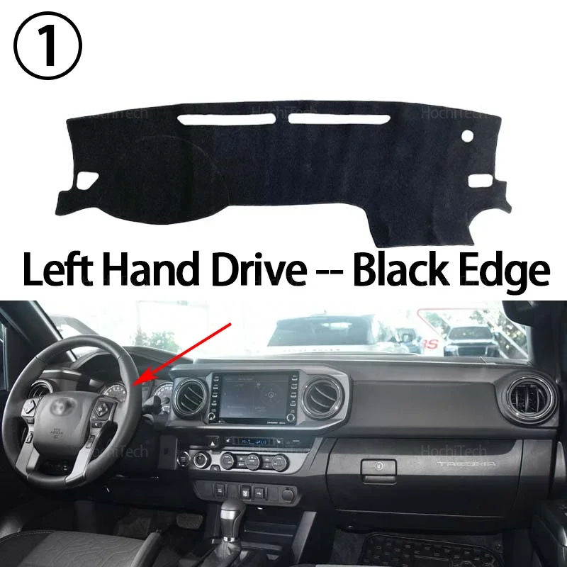 

Противоскользящий Чехол Для Приборной Панели Для Toyota Tacoma N300 2016-2022, Защитный Солнцезащитный Козырек