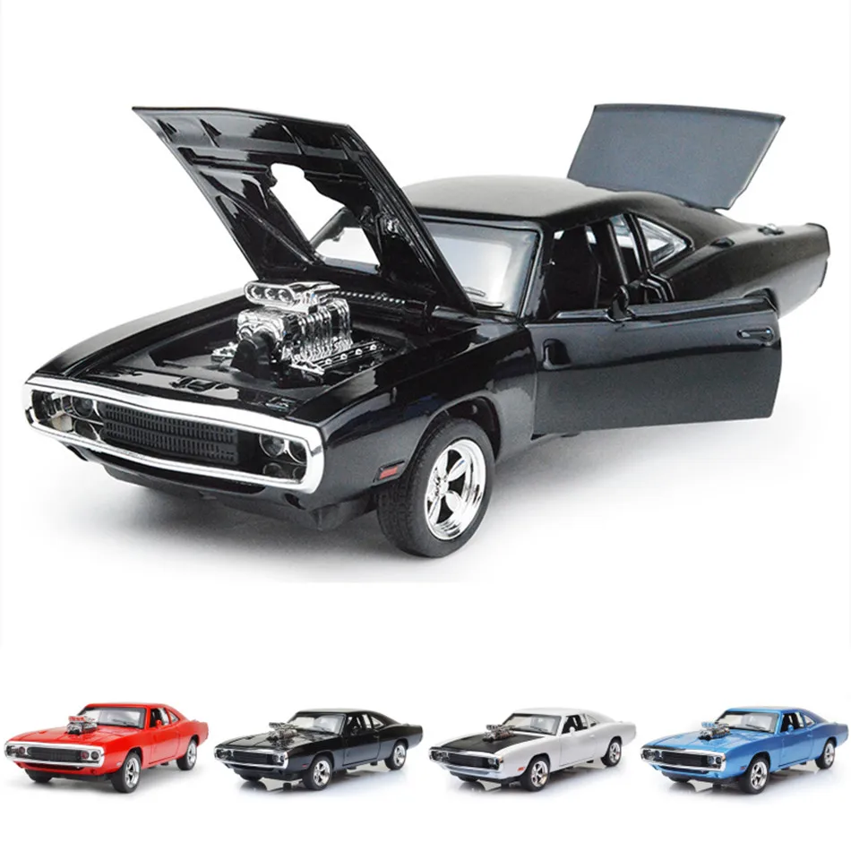 

MINI AUTO 1:32 Dodge Charger The Fast And The Furious Alloy Car Models kids toys for children Classic Metal Cars