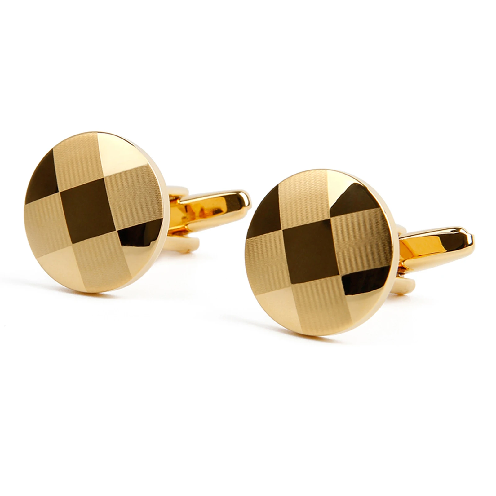 

Cufflinks Mens TOMYE XK21S018 High Quality Personalized Gold Round Formal Business Tuxedo Dress Shirt Cuff Links Wedding Gifts