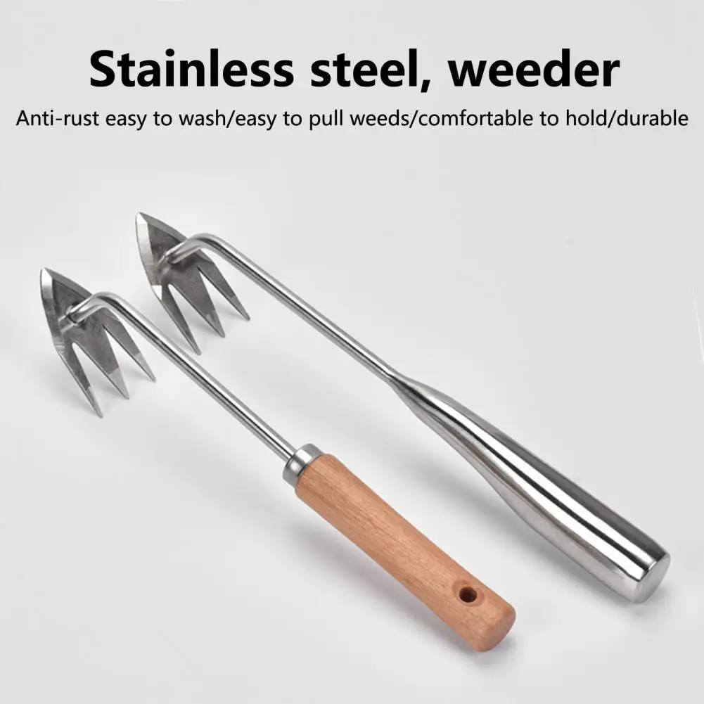 

Удалитель сорняков, прочный нержавеющий простой очиститель, легко захватываемый удалитель сорняков, садовый гаджет