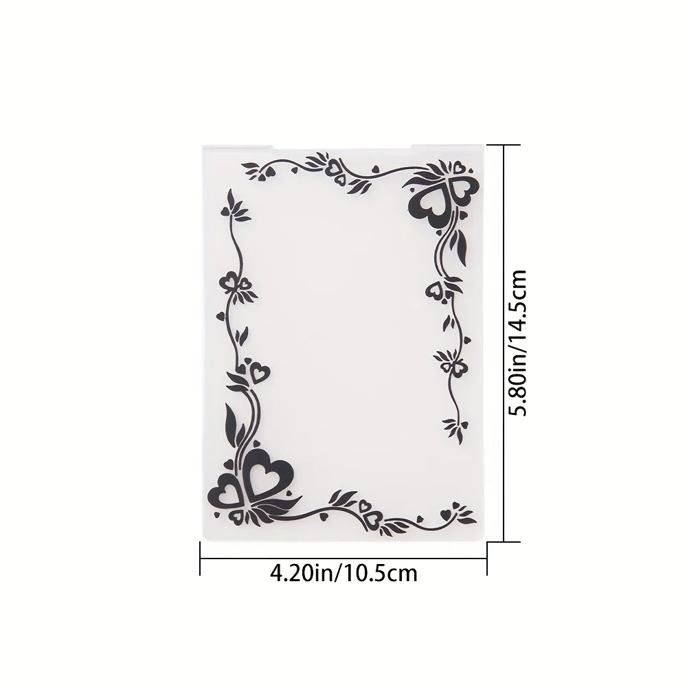 Пластиковый 3D шаблон для тиснения сделай сам скрапбукинг бумажное ремесло