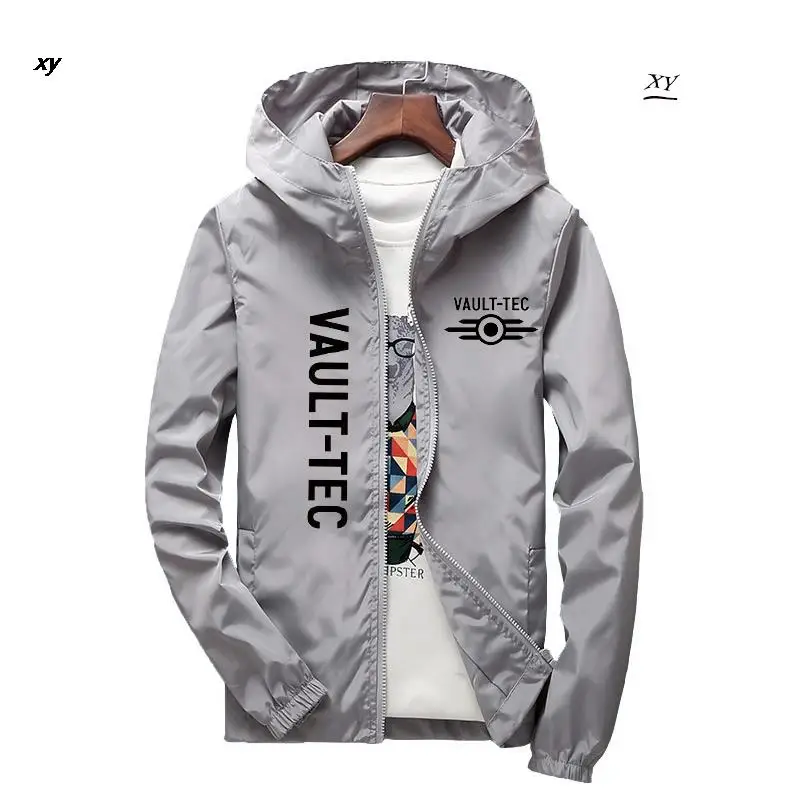 2022Men's Jacket Fashion Spring Autum Casual Streetwear Hoodie Jacket Men Waterproof Clothes Mens Windbreaker Coat Male Outwear