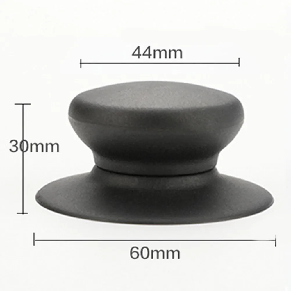 

4pcs Black Pot Lid Knob Cap Cookware Pot Holding Handle Saucepan Kettle Glass Handgrip Cookware Kitchen Pan Part Accessories