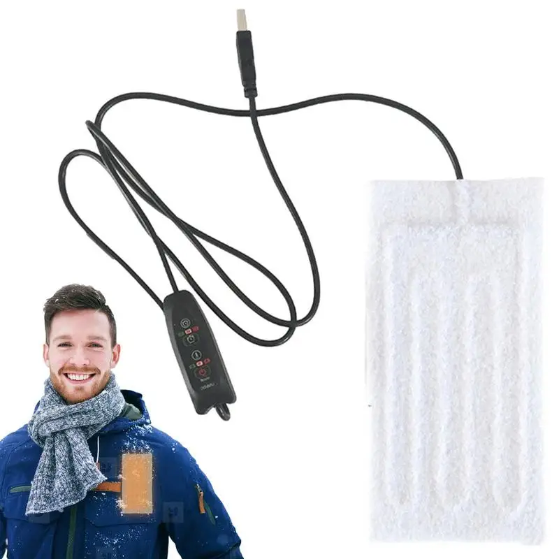 

Winter Heated Pad For Winter Clothes Portable Waterproof Foldable Heater Pads Adjustable Temperature Heating Warmer Tool