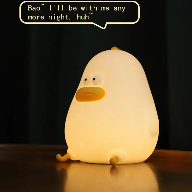 1 шт. силиконовый ночсветильник с умным датчиком и USB-зарядкой