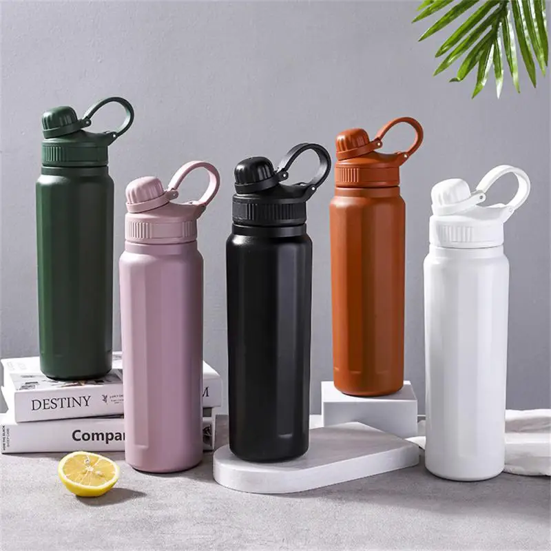 Suction Cup New Bottle Kitchen Vacuum Flasks   Thermoses Stainless Steel Thermos Cup Large Capacity