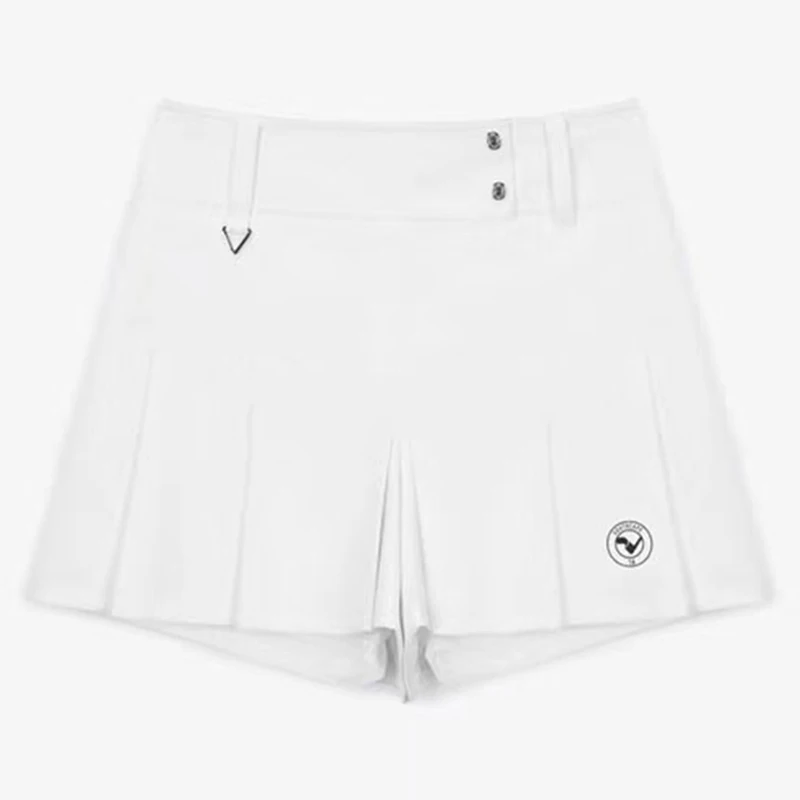 2023 Golf Women  Pleated Skirt High Waist With Inner Shorts Safe Girl Tennis Skirts Gym Running Sports Fitness