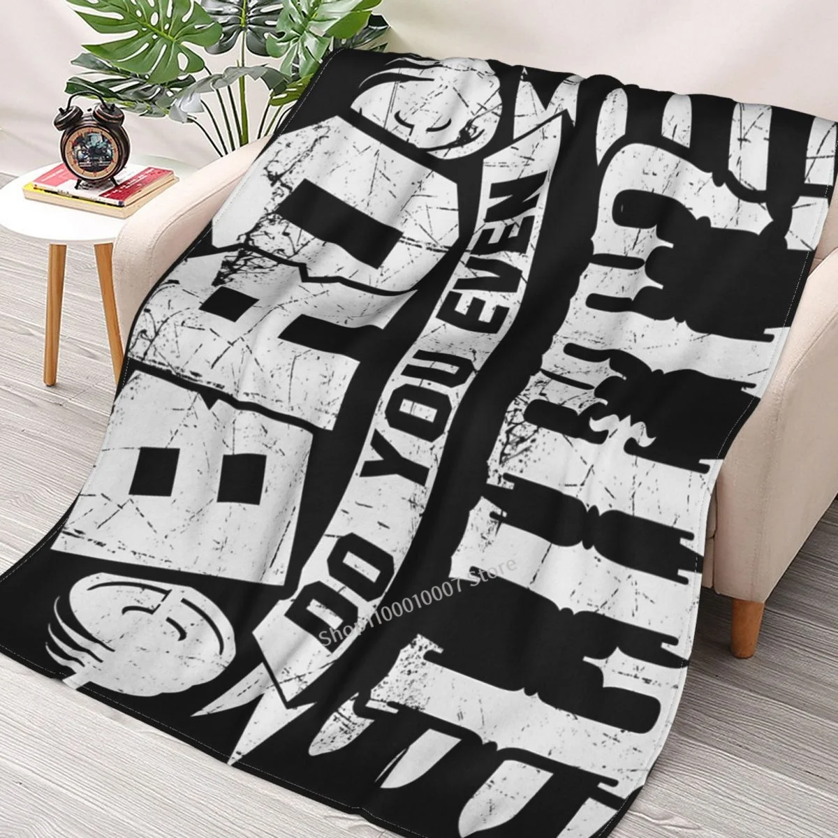 

Bro Do You Even Lift Gym Fitness Throw Blanket 3D printed sofa bedroom decorative blanket children adult Christmas gift