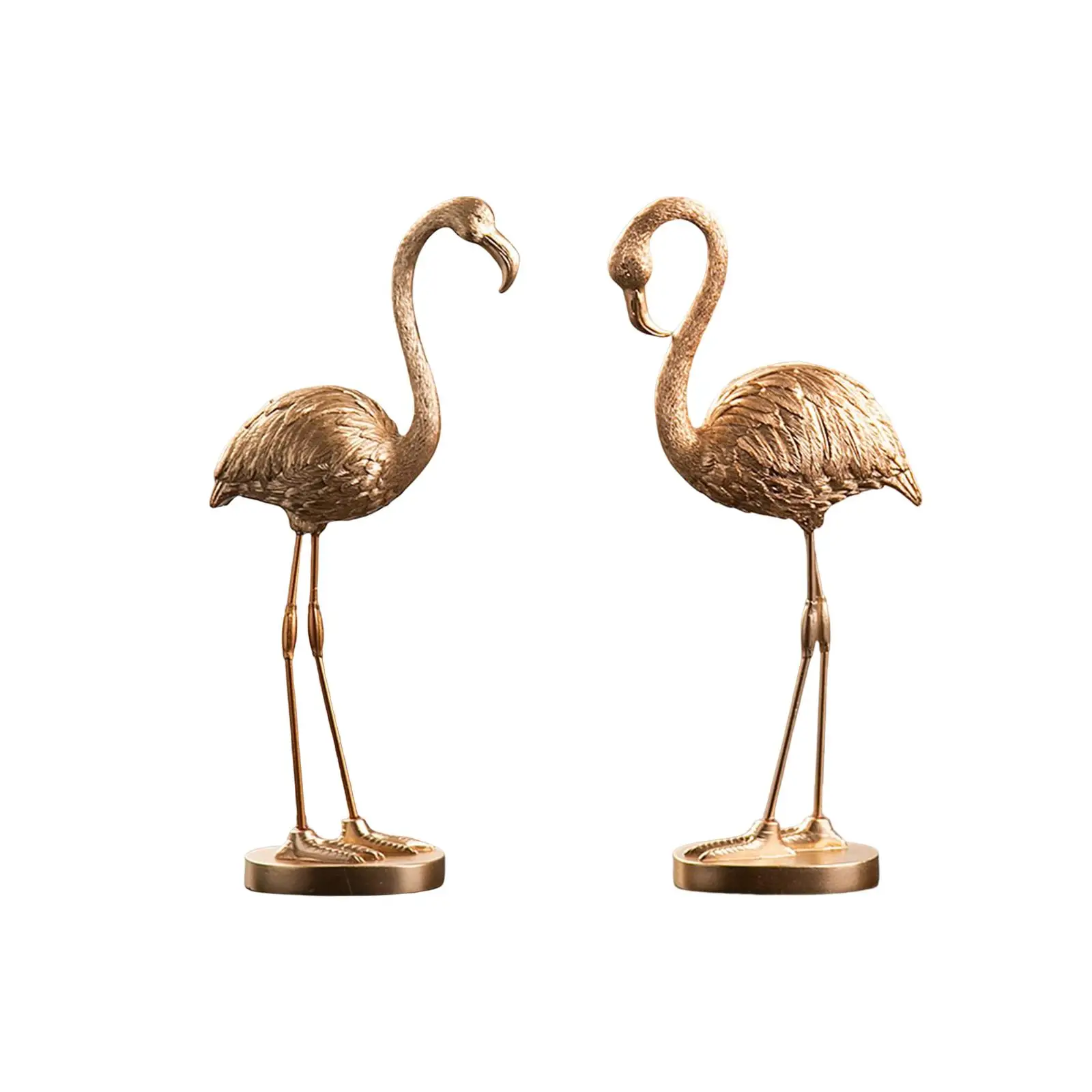 

Nordic Flamingo Statue Decoration Sculpture Collectible Ornaments Figurine for Home Office Living Room Decor Wedding Gift