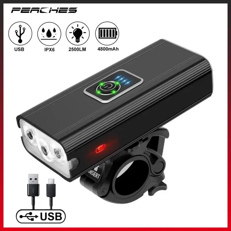 

Осветительная лампа для езды на велосипеде, 6 режимов, корпус из алюминиевого сплава, Аксессуары для велосипеда, Регулируемая Фара 360