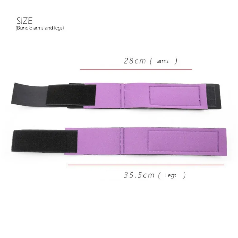 1 шт. 4IN1 наручники + манжеты на щиколотке комплект S&ampM &amp Bondage Play для взрослых