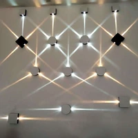 modern minimalist creative led square wall lamp wash wall bar ktv background wall decoration beam lamp