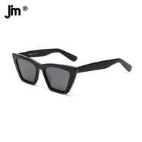 jm 2022 acetate frame cat eye women sunglasses polarized brand design fashion uv400