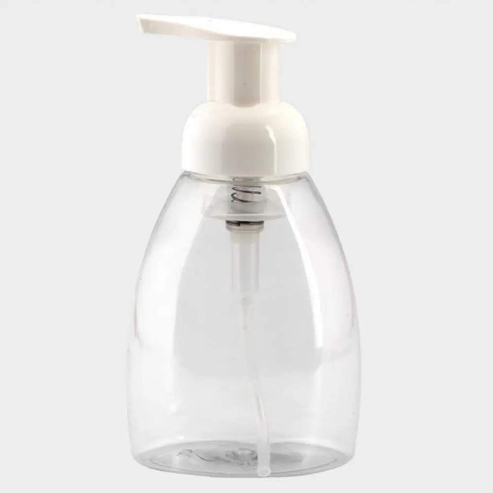 

Empty Foaming Soap Dispenser 250ml Clear Travel Refillable Shampoo Lotion Foaming Pump Bottle Soap Dispenser Bathroom Accessory